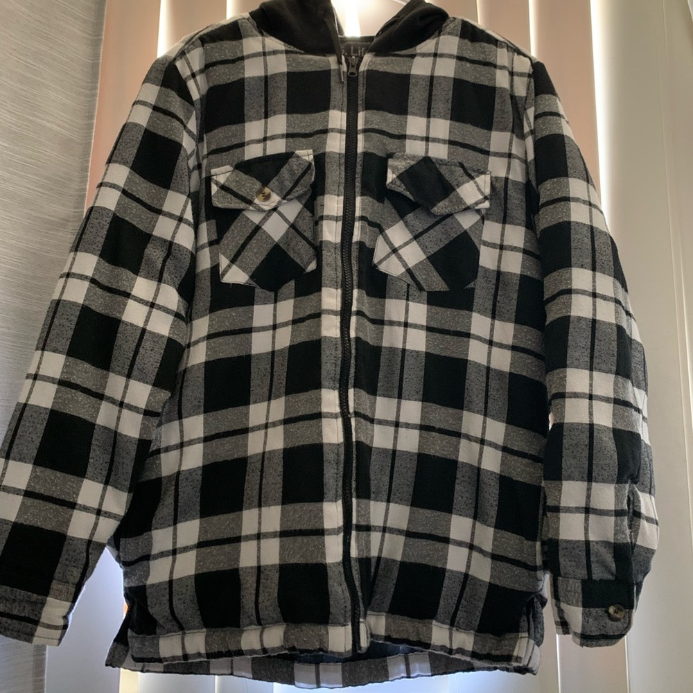 Unbranded Hoodie / Size (M) / Black & White